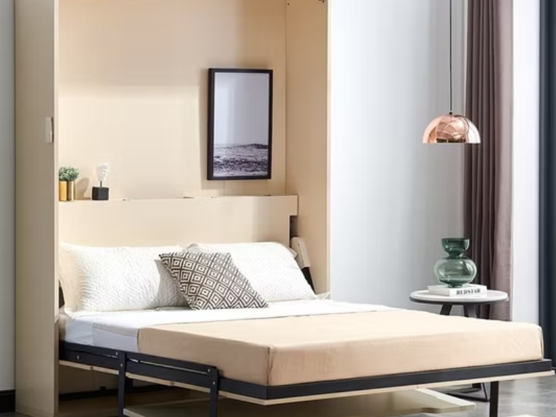 Queen Size Verticle Wall Mounted Foldable Bed
