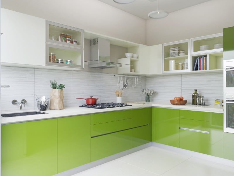 Serendipity L-Shaped Modular Kitchen