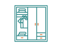 Storage and wardrobe