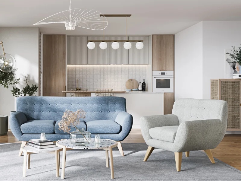 Curvaceously Yours Living Room Design