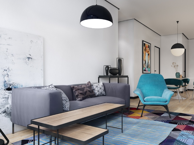 Fabulously White Contemporary Studio Design