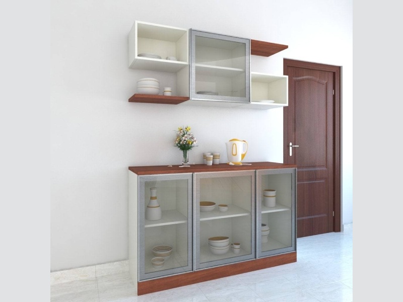 Sierra Glass Crockery Cabinet
