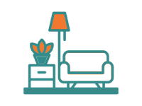 Living Room & Bedroom Designs