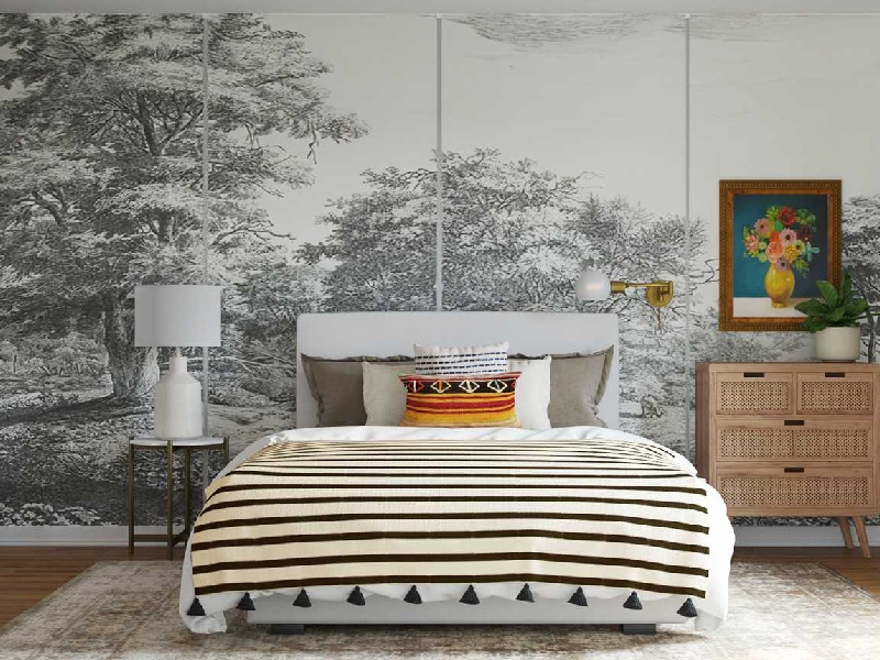 Eclectic Theme Bedroom